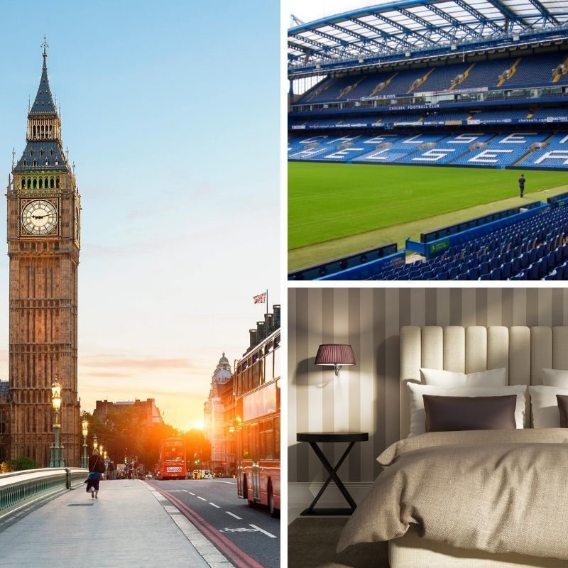 Notte a Londra e Tour stadio Stamford Bridge 