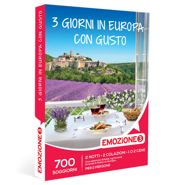 3 giorni in Europa con gusto  e-box 