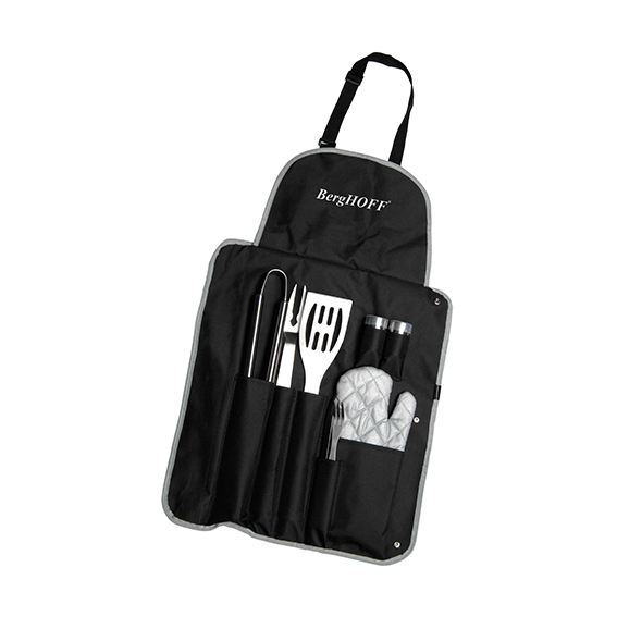 Set 9pz grembiule barbecue - Essentials 