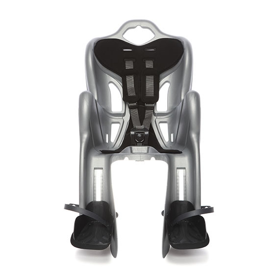 Seggiolino bici posteriore fino 22 kg Silver 