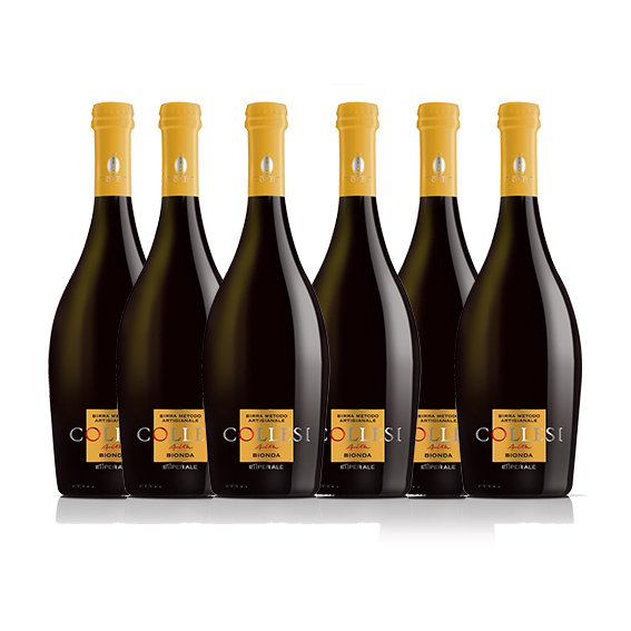 6 Bottiglie Birra BIONDA ARTIGIANALE 0.75 L 