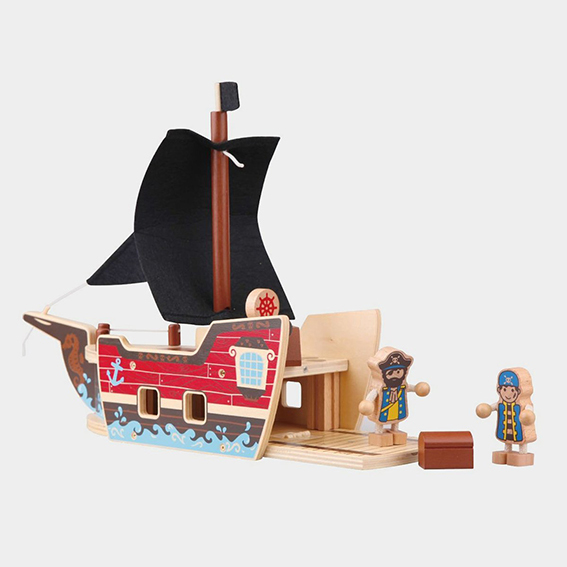 Nave dei Pirati in legno 