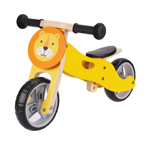 Minibike evolutiva 2 in 1 in legno Leone 