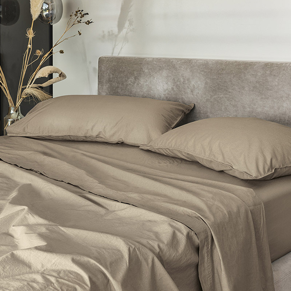 Completo lenzuola slowcolors Sabbia 