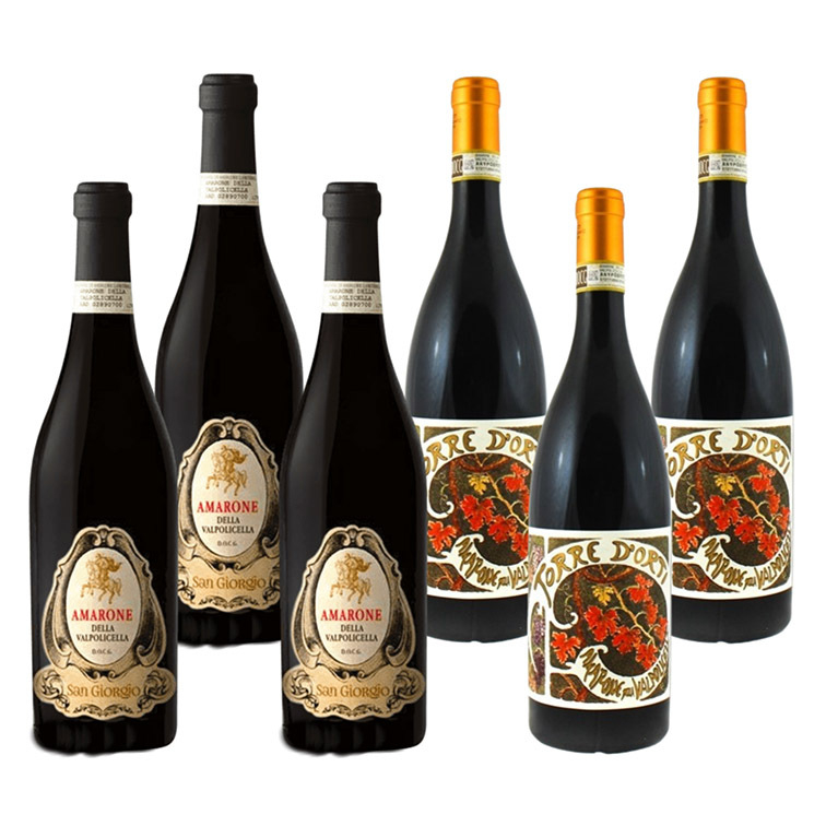 Set di 6 bottiglie di Amarone 
