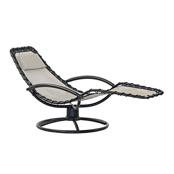 Sedia da esterno ellittica Twist 