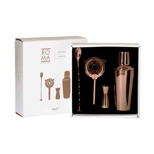 Set cocktail in acciaio inox 