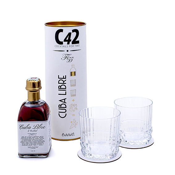 Cocktail per 2 pronto all'uso - Cuba Libre 