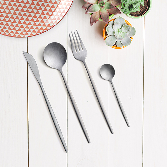 Set posate 24 pz - ZEN ACCIAIO 