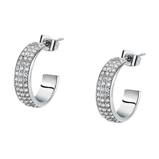 Orecchino a cerchio in acciaio Creole 