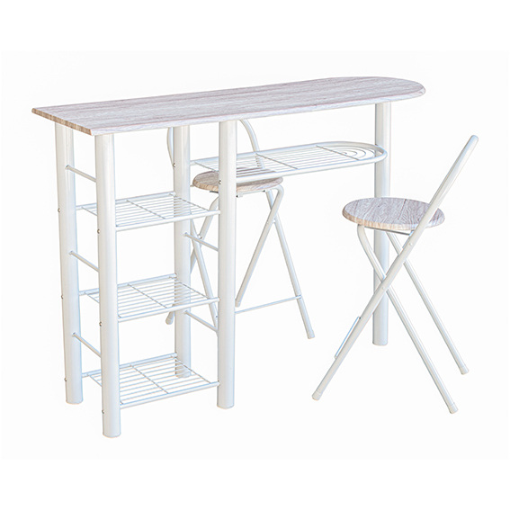 Set Cucina - Banco e 2 Sgabelli 