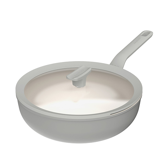 Wok con coperchio antiaderente 28cm 