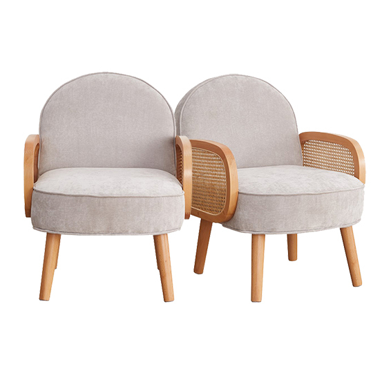 Set 2 poltroncine da salotto Light Grey 