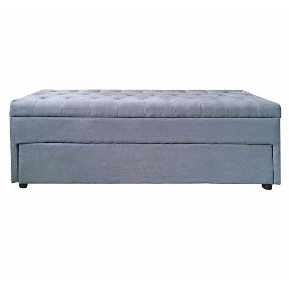 Panca Contenitore in tessuto Blu 