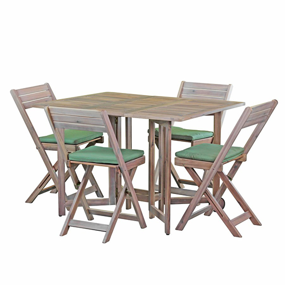 Set tavolo e 4 sedie Outdoor 