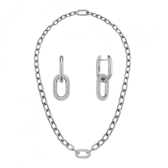 Set Collana e Orecchini Crystal Link  
