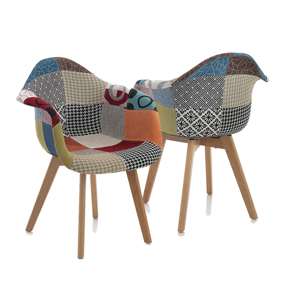 Set 2 Poltrone Patchwork 