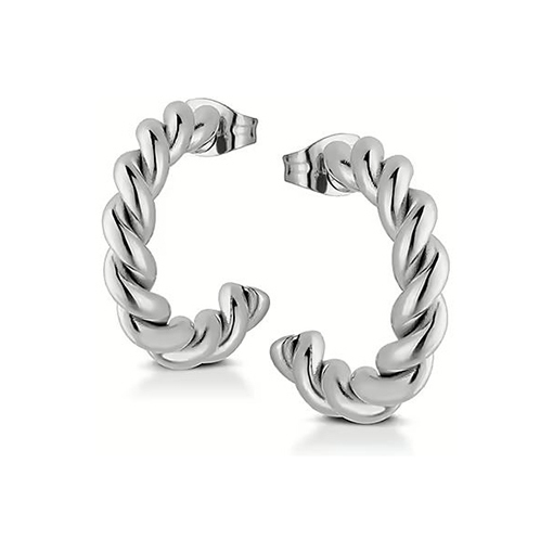 Orecchini a cerchio torchon 