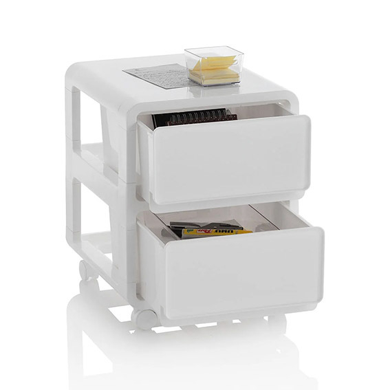 Tavolino-Comodino con ruote 