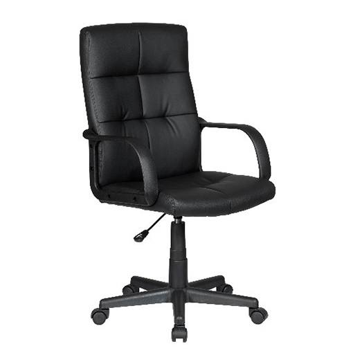 Poltrona da ufficio in PVC Black 