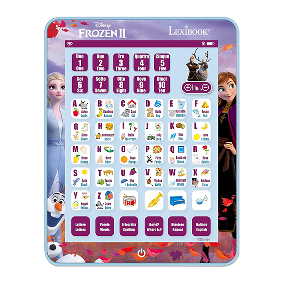 Tablet didattico Bilingue - FROZEN 