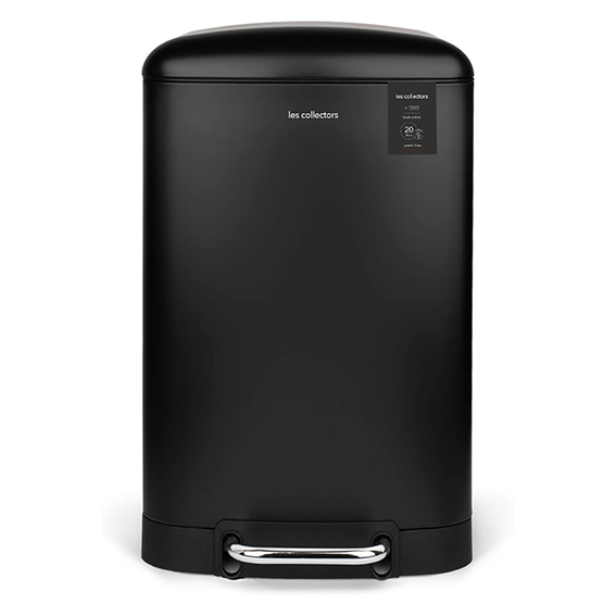 Cestino Black Inox a pedale 20L 