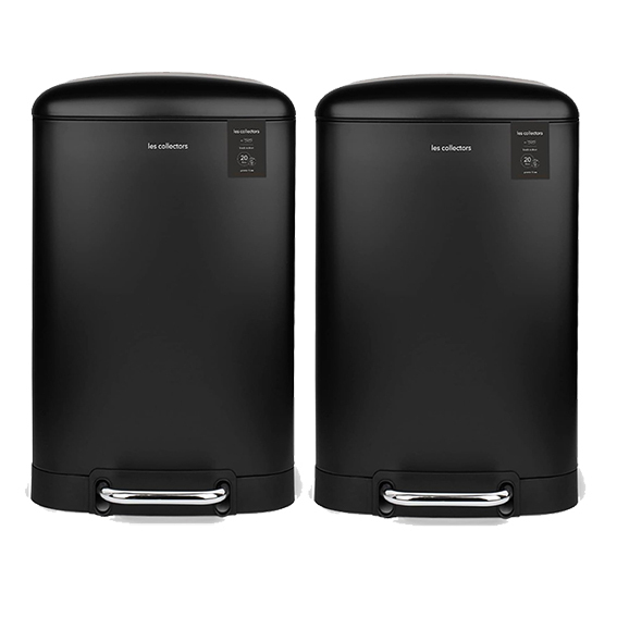 Set 2 Cestini a pedale 20L 