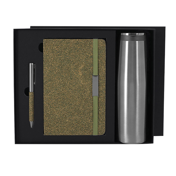 Set ECO Tris - Taccuino Penna Borraccia 