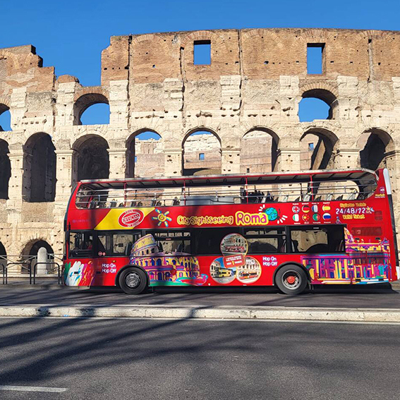Hop-On Hop-Off Roma Adulto 24h 