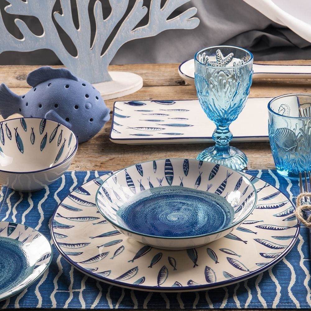 Servizio piatti 18 Pz. BluOcean 