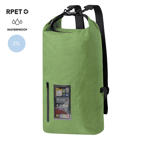 Zaino impermeabile 25L in RPET 