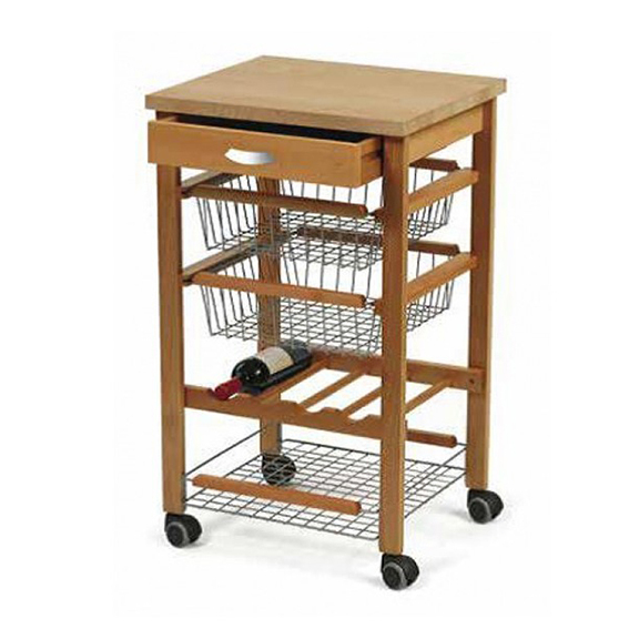 Carrello Cucina ARTURO in legno 
