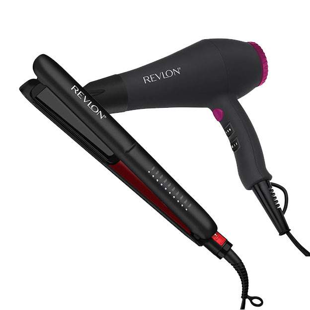 Set HairCare: Piastra e Phon 2000W 