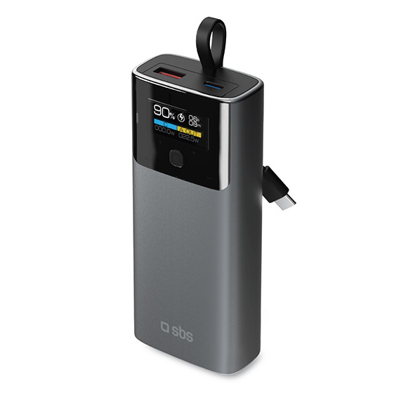 Power Bank 10.000 mAh PD20W con cavo Type-C 