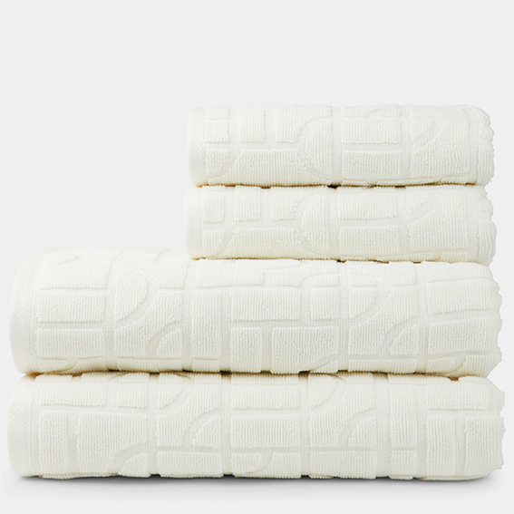 Set 4 asciugamani BIO Premium Cotton 