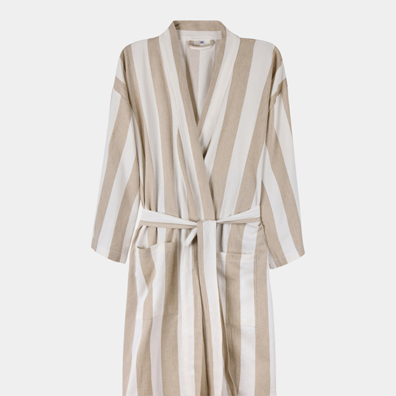 Accappatoio Filo Beige - taglia S/M 