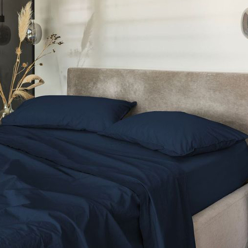 Completo lenzuola matrimoniale effetto denim  