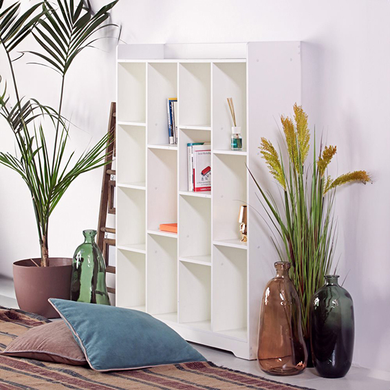 Liberia moderna bianca QUADRA 