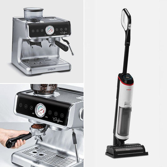 POLTI HOME SET: Lavapavimenti 3in1 e Coffea 