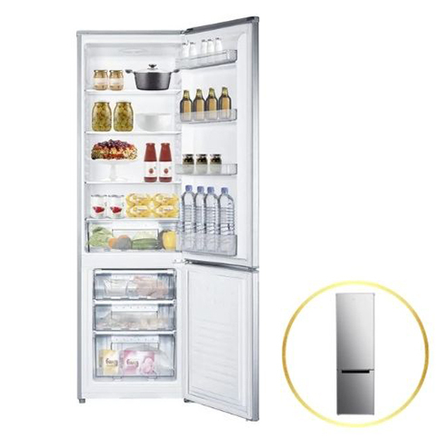 Frigorifero con congelatore Silver 