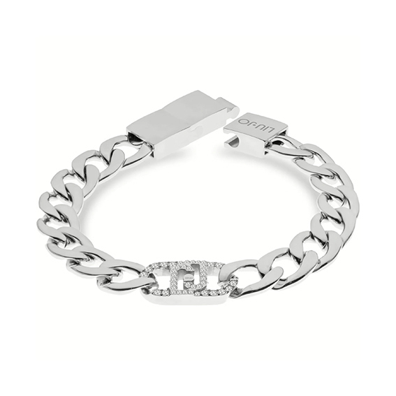 Liu Jo bracciale in acciaio silver 