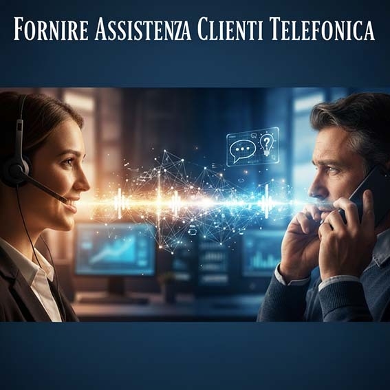 Fornire assistenza clienti telefonica 