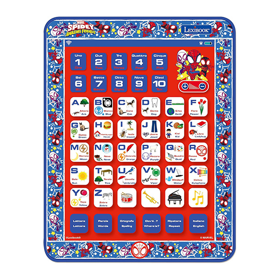 Tablet didattico Bilingue Marvel SPIDEY 