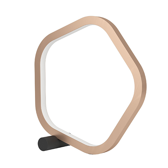 Lampada da tavolo LED bronzo 
