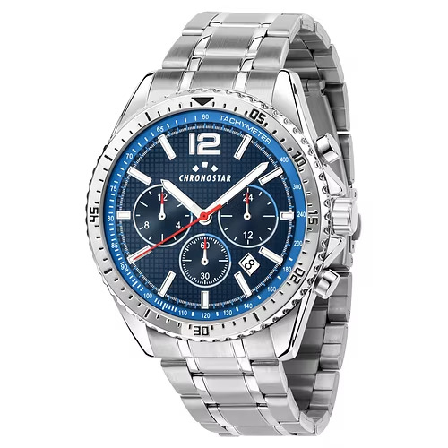 Orologio Chronostar Race in acciaio silver  