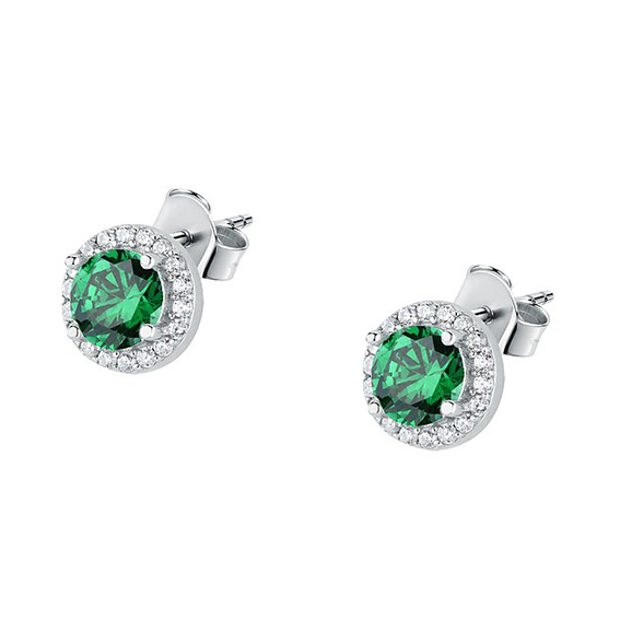 Orecchini La Petite Story Punto Luce Verde 