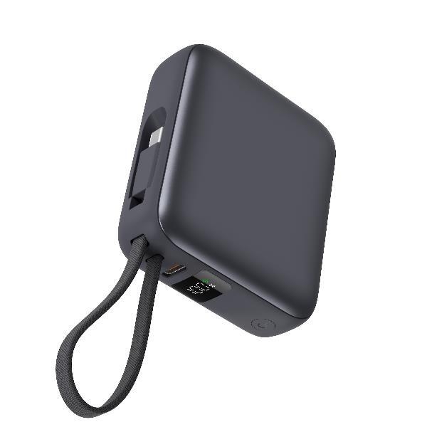 Power bank ultra-compatto da 10.000 mAh 