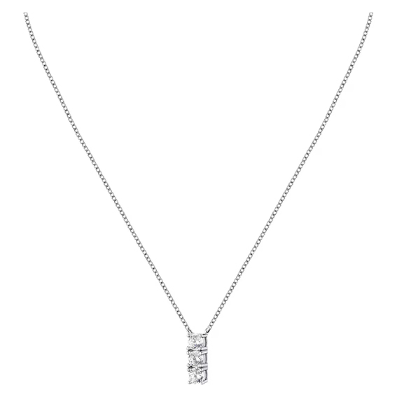 Collana con Zirconi Bianchi 