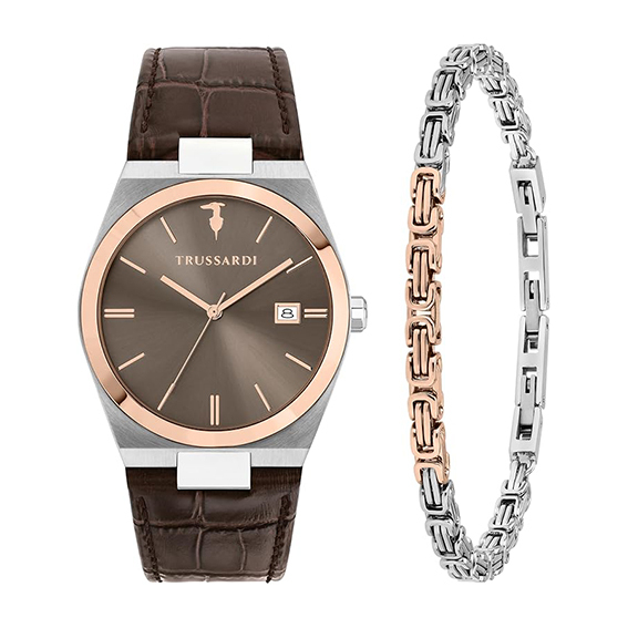 Set Bracciale e Orologio Trussardi 