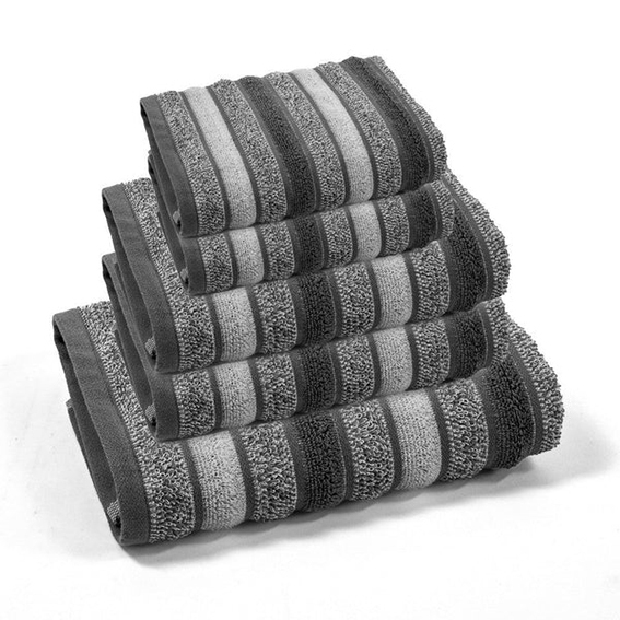 Set asciugamani 5 pezzi DIANA Gray 